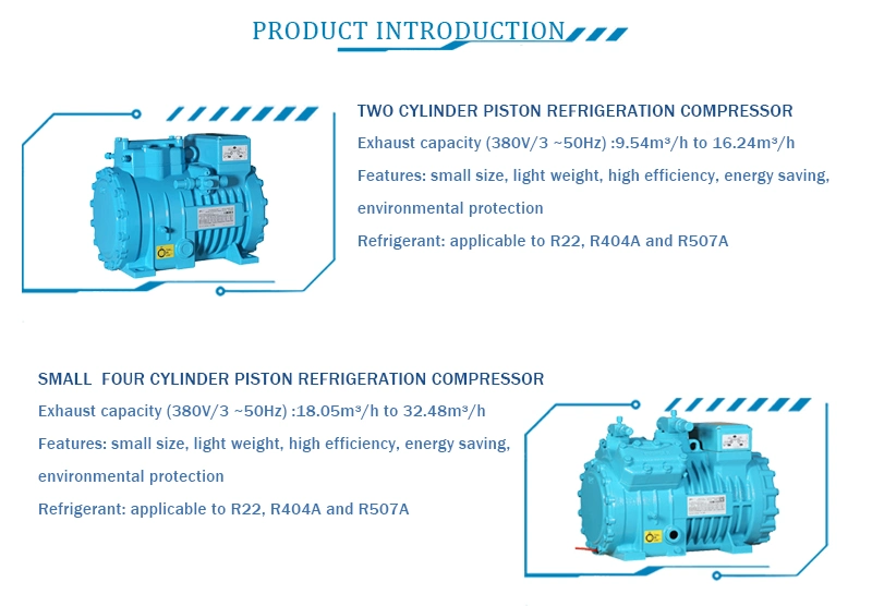 Semi-Hermetic Refrigeration Compressor